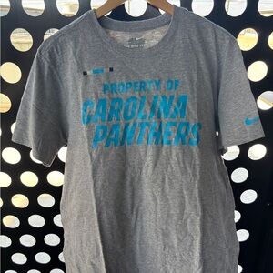 NFL Gray Carolina Panthers Short Sleeve Tee